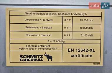 Тентованный борт (штора) - полуприцеп Schmitz Cargobull SCS 24/L 2016 в 