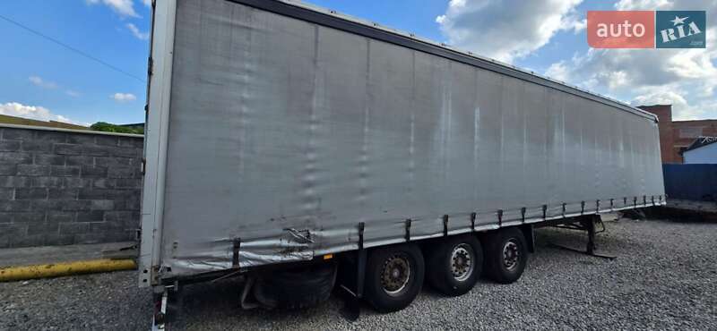 Тентований борт (штора) - напівпричіп Schmitz Cargobull SCS 24/L 2007 в Івано-Франківську