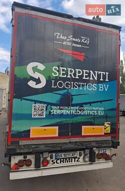 Тентований борт (штора) - напівпричіп Schmitz Cargobull SCS 24/L 2011 в 