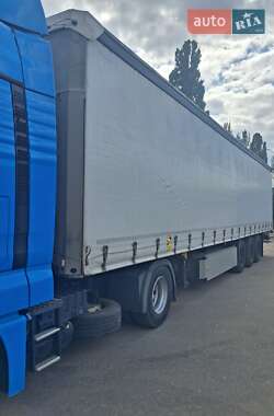 Тентований борт (штора) - напівпричіп Schmitz Cargobull SCS 24/L 2011 в 