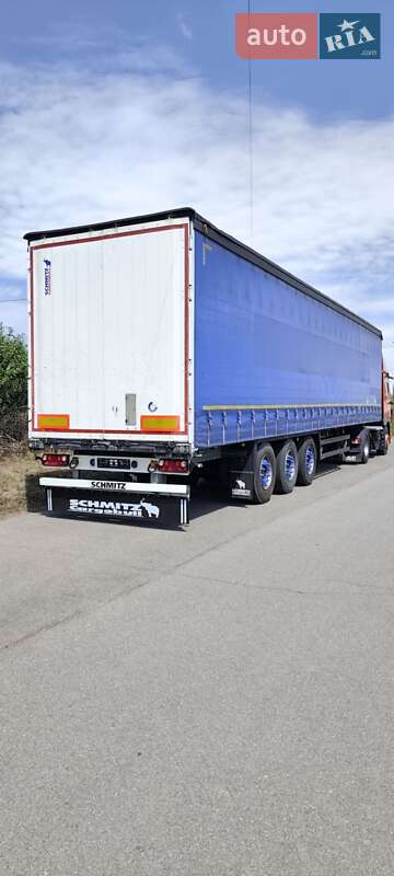 Тентованный борт (штора) - полуприцеп Schmitz Cargobull SCS 24/L 2015 в Умани