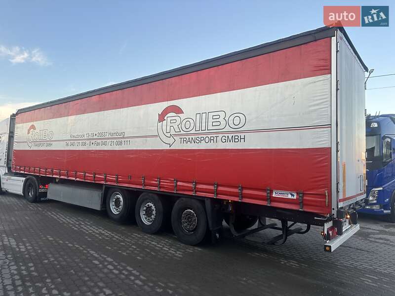 Тентованный борт (штора) - полуприцеп Schmitz Cargobull SCS 24/L 2014 в Калуше
