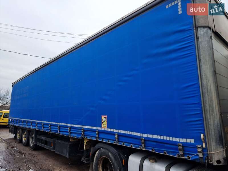 Тентований борт (штора) - напівпричіп Schmitz Cargobull SCS 24/L 2012 в Калуші