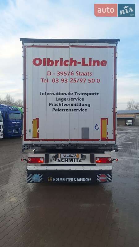 Тентований борт (штора) - напівпричіп Schmitz Cargobull SCS 24/L 2015 в Калуші