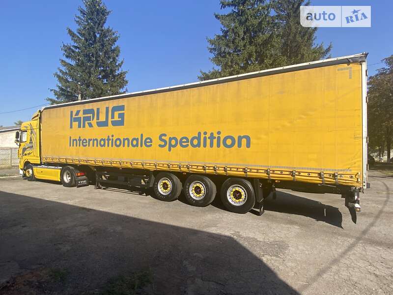 Тентованный борт (штора) - полуприцеп Schmitz Cargobull SCS 2009 в Онуфриевке