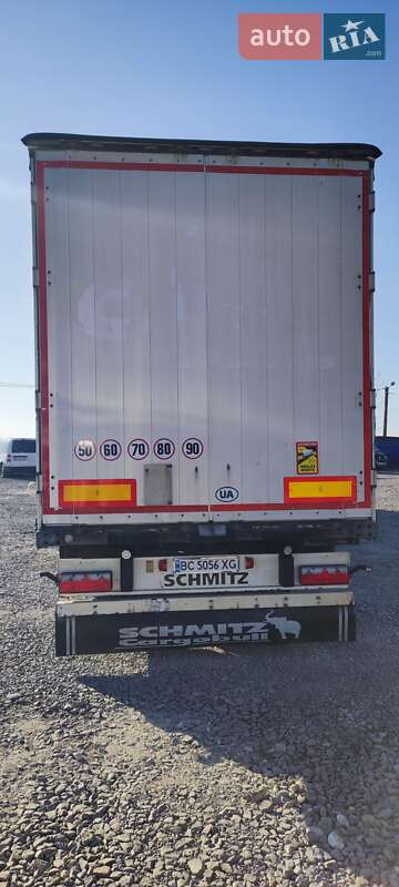 Тентований борт (штора) - напівпричіп Schmitz Cargobull SCS 2013 в Львові