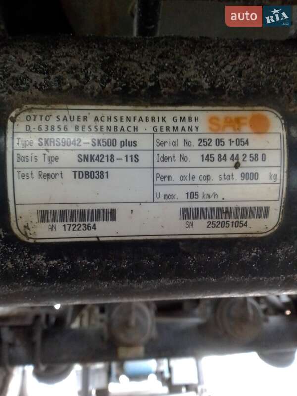 Зерновоз - полуприцеп Schmitz Cargobull SKO 24 2006 в Виннице