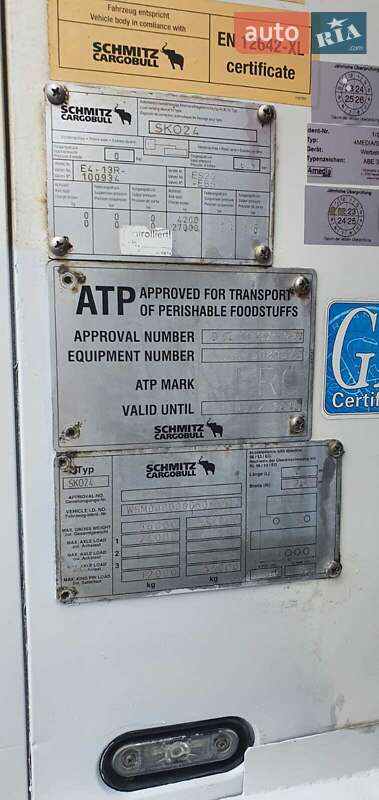 Рефрижератор полуприцеп Schmitz Cargobull SKO 24 2011 в Житомире фото 13 Рефрижератор полуприцеп Schmitz Cargobull SKO 24 2011 в Житомире
