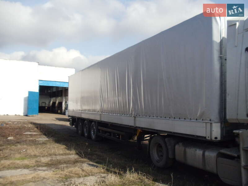Тентований борт (штора) - напівпричіп Schmitz Cargobull SO1 2008 в Полтаві