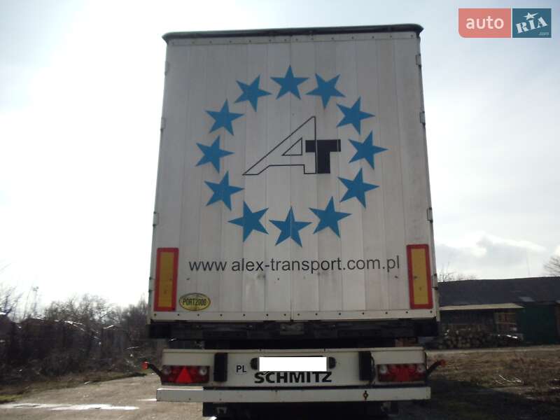 Тентований борт (штора) - напівпричіп Schmitz Cargobull SO1 2008 в Полтаві