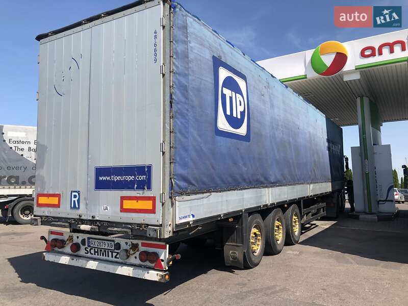 Бортовий напівпричіп Schmitz Cargobull SO1 2008 в Харкові