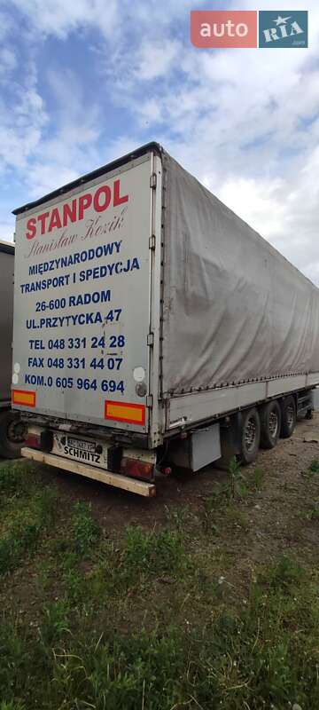 Бортовий напівпричіп Schmitz Cargobull SO1 2007 в Ковелі