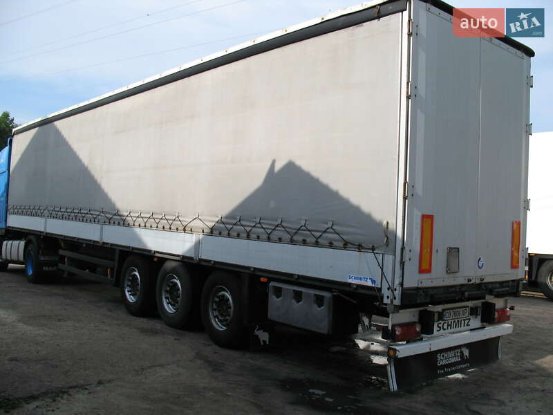 Бортовий напівпричіп Schmitz Cargobull SO1 2008 в Чернігові