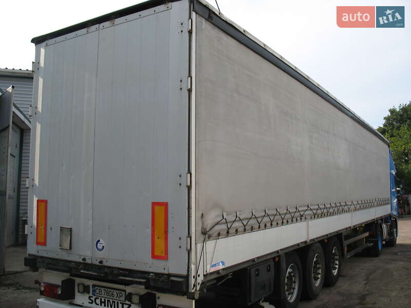 Бортовий напівпричіп Schmitz Cargobull SO1 2008 в Чернігові
