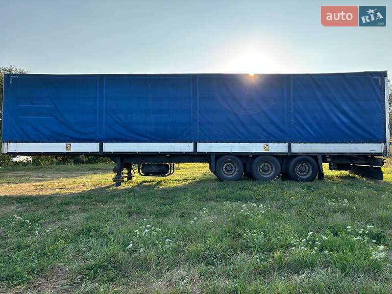 Тентований борт (штора) - напівпричіп Schmitz S-01 2001 в Переяславі