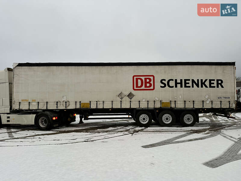 Тентований борт (штора) - напівпричіп Schmitz S-01 2010 в Ратному