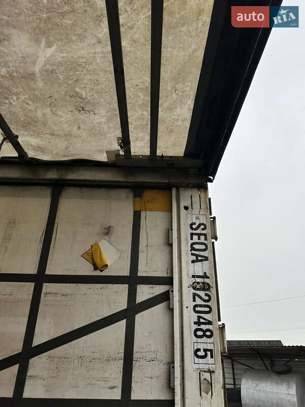 Тентований борт (штора) - напівпричіп Schmitz S-01 2010 в Ратному