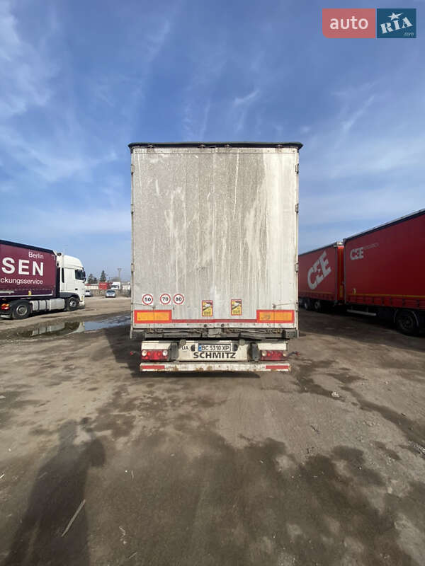 Тентованный борт (штора) - полуприцеп Schmitz S-01 2008 в Львове