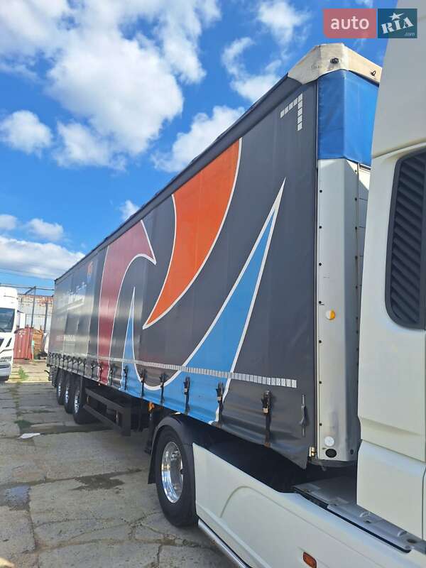 Тентований борт (штора) - напівпричіп Schmitz S-01 2008 в Одесі