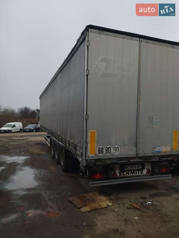 Тентованный борт (штора) - полуприцеп Schmitz S-01 2003 в Лубнах