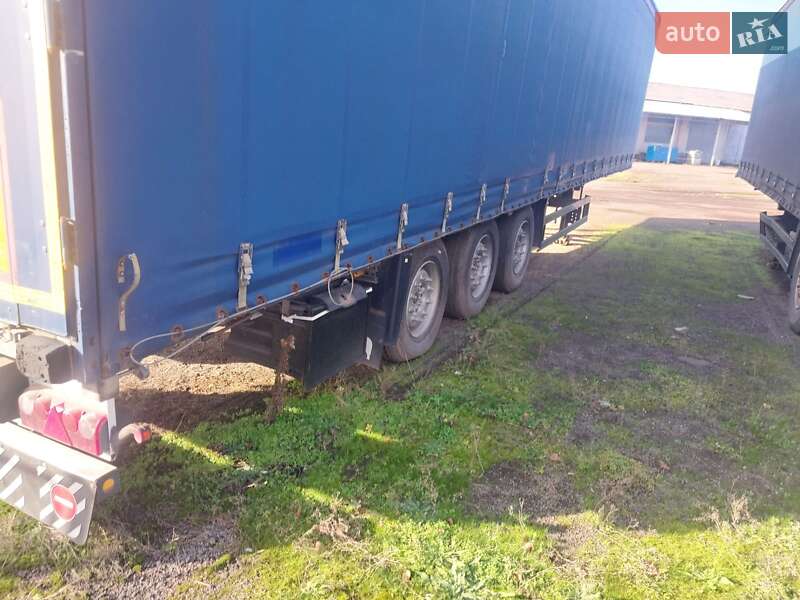 Тентованный борт (штора) - полуприцеп Schmitz S-01 2012 в Берегово