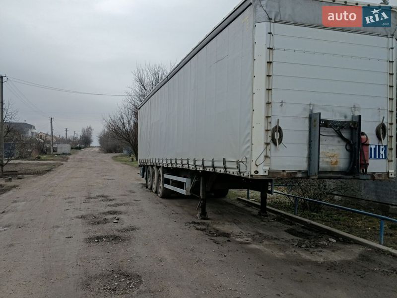 Тентований борт (штора) - напівпричіп Schmitz S-01 2003 в Запоріжжі