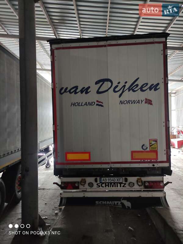 Тентований борт (штора) - напівпричіп Schmitz SCB 2013 в Козятині