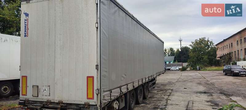 Тентований борт (штора) - напівпричіп Schmitz SCS 24 2004 в Рівному