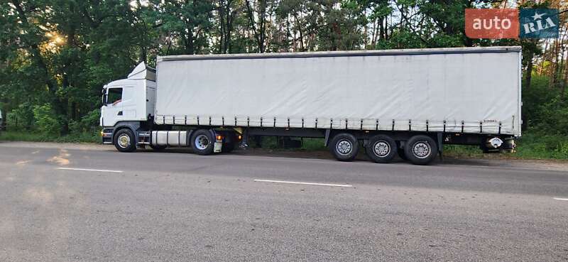 Тентованный борт (штора) - полуприцеп Schmitz SCS 24 2008 в Броварах