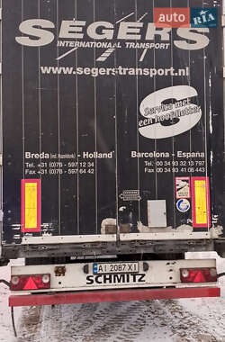 Тентований борт (штора) - напівпричіп Schmitz SCS 24 2009 в 