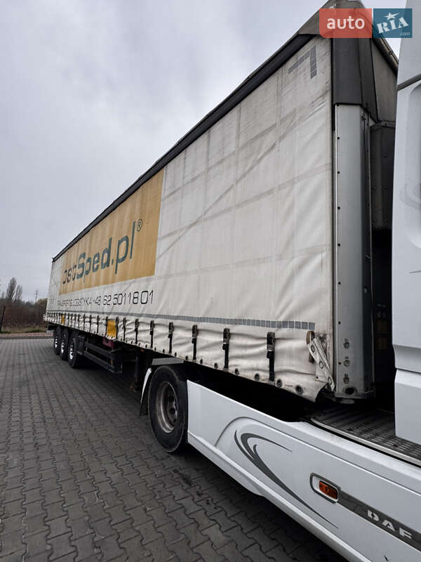 Тентований борт (штора) - напівпричіп Schmitz SCS 24 2013 в Луцьку