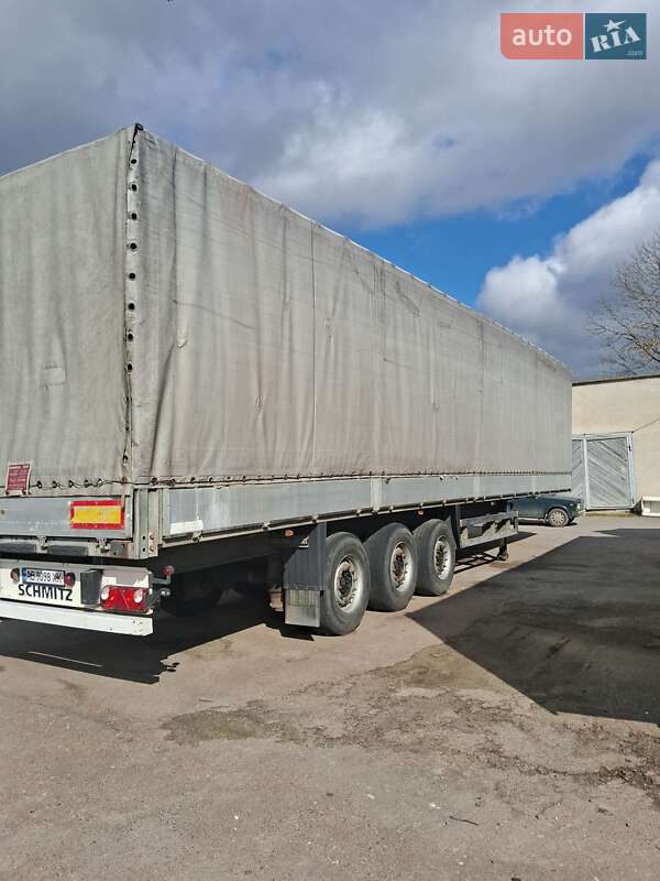 Тентованный борт (штора) - полуприцеп Schmitz SCS 24 2008 в Виннице
