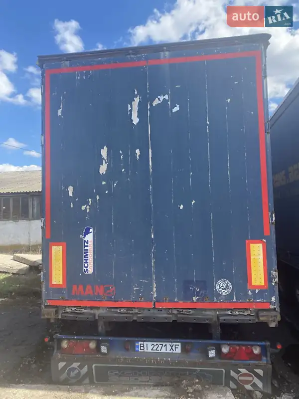 Тентованный борт (штора) - полуприцеп Schmitz SCS 24L-1362EB 2005 в 
