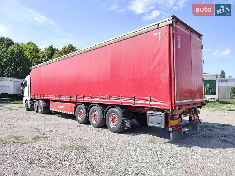 Тентованный борт (штора) - полуприцеп Schmitz SCS 24L-1362EB 2010 в 