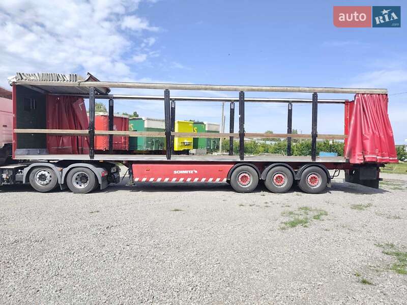 Тентований борт (штора) - напівпричіп Schmitz SCS 24L-1362EB 2010 в Умані