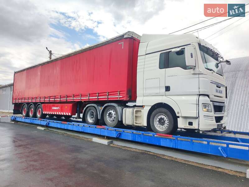 Тентований борт (штора) - напівпричіп Schmitz SCS 24L-1362EB 2010 в Умані