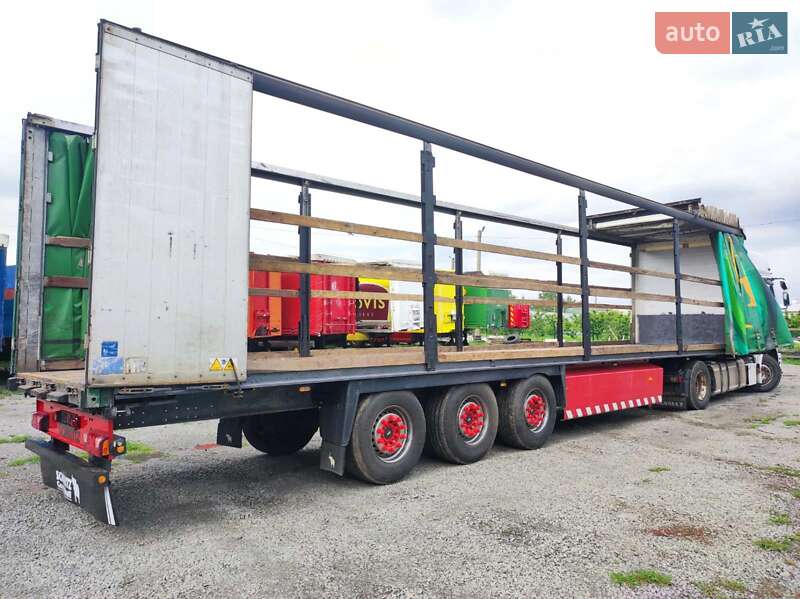Тентований борт (штора) - напівпричіп Schmitz SCS 24L-1362EB 2010 в Умані