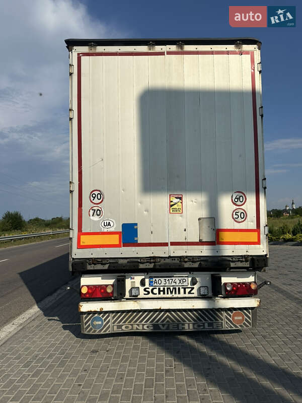 Тентованный борт (штора) - полуприцеп Schmitz SCS 24L-1362EB 2008 в Хусте фото 4 Тентованный борт (штора) - полуприцеп Schmitz SCS 24L-1362EB 2008 в Хусте