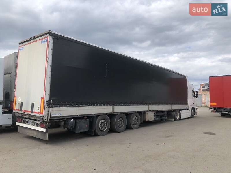 Тентований борт (штора) - напівпричіп Schmitz SCS 27 2006 в Луцьку