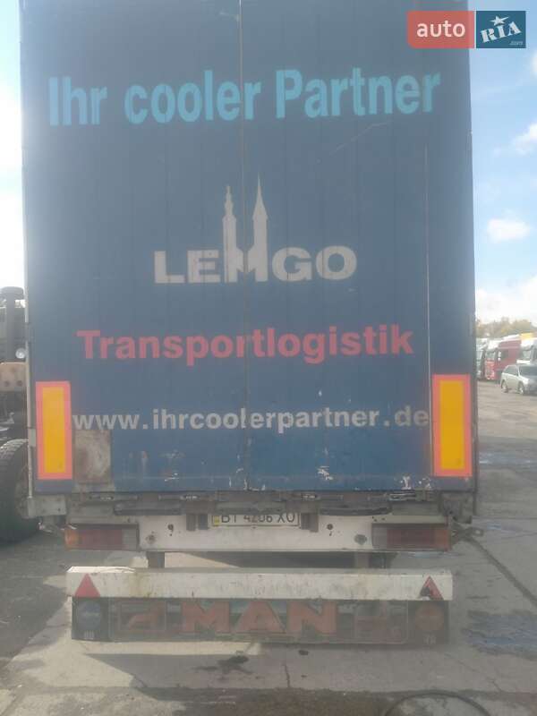 Тентованный борт (штора) - полуприцеп Schmitz SCS 27 2001 в Полтаве