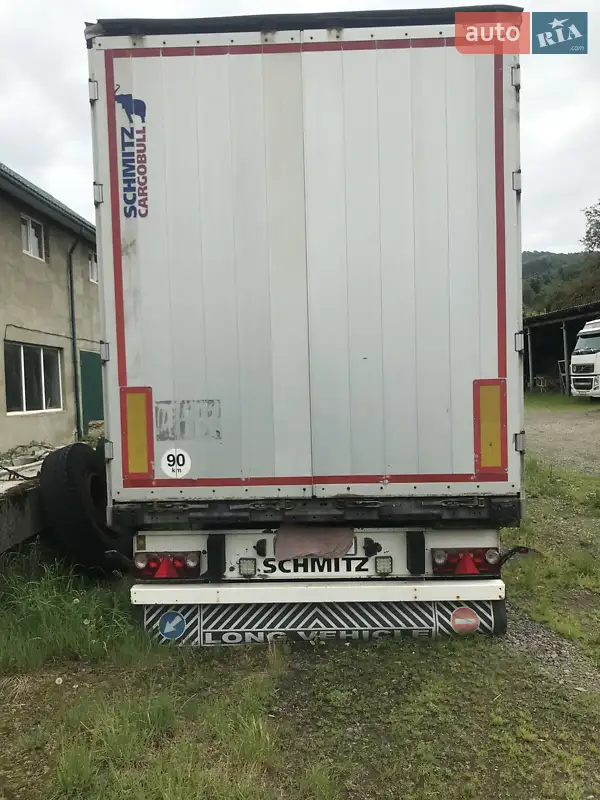 Тентованный борт (штора) - полуприцеп Schmitz SCS L24 2007 в 