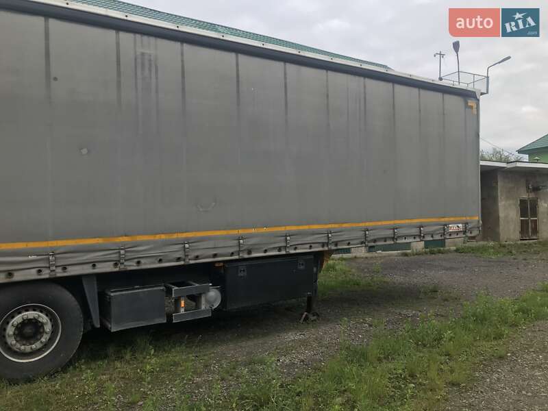 Тентований борт (штора) - напівпричіп Schmitz SCS L24 2007 в Тячеві