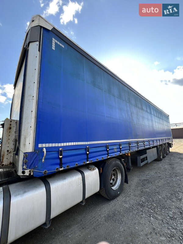 Тентованный борт (штора) - полуприцеп Schmitz SCS L24 2004 в 