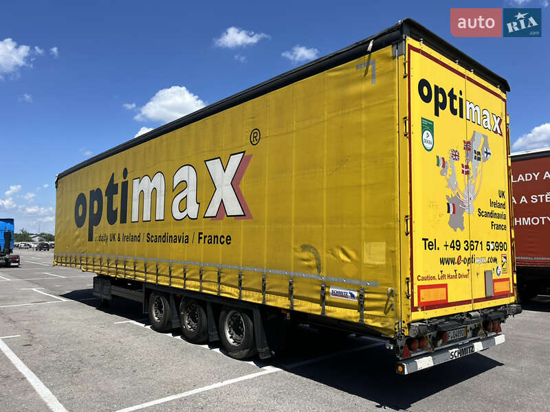 Тентований борт (штора) - напівпричіп Schmitz SCS L24 2017 в Львові