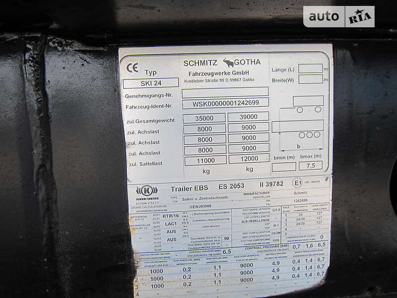 Самосвал полуприцеп Schmitz SKI 24 2008 в Виннице фото 58 Самосвал полуприцеп Schmitz SKI 24 2008 в Виннице