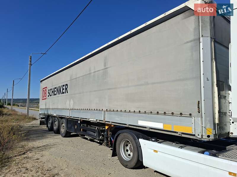 Тентований борт (штора) - напівпричіп Schmitz SKO 24 2008 в Сокирянах