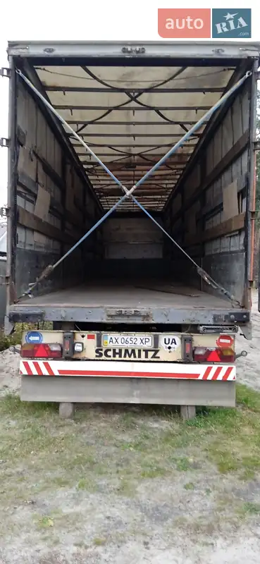Тентованный борт (штора) - полуприцеп Schmitz SPR 24 1998 в 