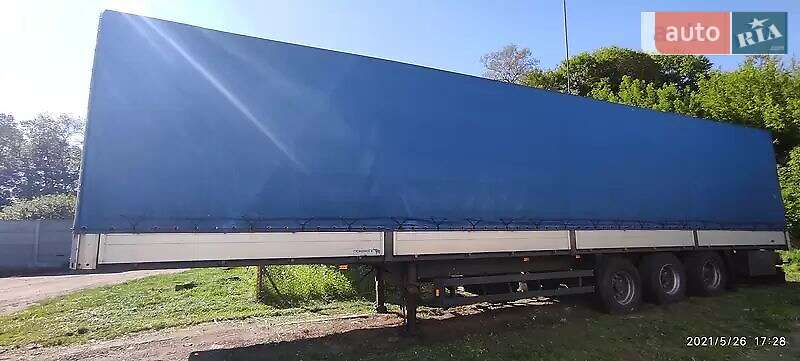 Тентований борт (штора) - напівпричіп Schmitz SPR 24 2000 в Жовкві