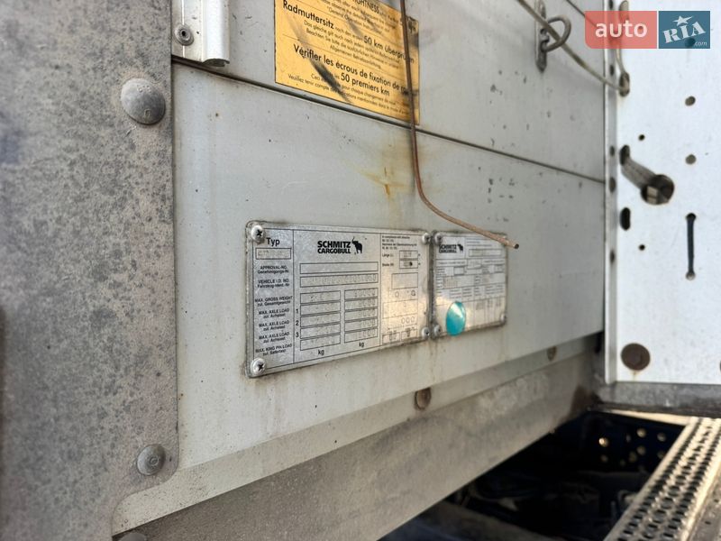 Бортовий напівпричіп Schmitz SPR 24 2007 в Сумах