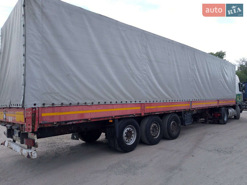 Тентований борт (штора) - напівпричіп Schmitz SPR 24L 2000 в Черкасах